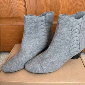 Nine West Gray Ankle Booties